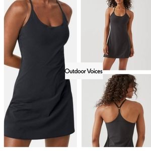 Outdoor Voices Black Athletic Dress
